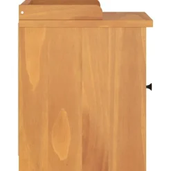 vidaXL Bancos-Banco de recibidor SANDNES madera maciza de pino 45x40x50 cm