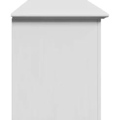 vidaXL Banco de recibidor BODO 114x40x45 cm Blanco New