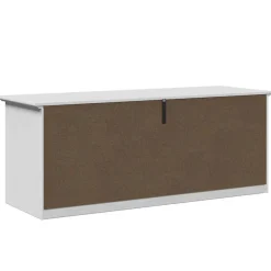 vidaXL Banco de recibidor BODO 114x40x45 cm Blanco New