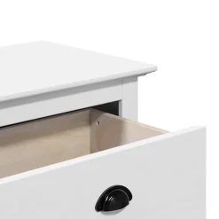 vidaXL Banco de recibidor BODO 114x40x45 cm Blanco New