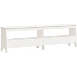 vidaXL Bancos-Banco de recibidor madera maciza de pino 160x28x45 cm