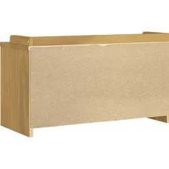 vidaXL Bancos-Banco de recibidor SANDNES madera maciza de pino 87x40x50 cm