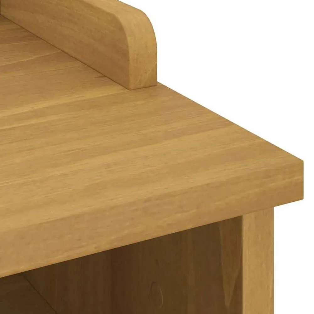 vidaXL Bancos-Banco de recibidor SANDNES madera maciza de pino 45x40x50 cm