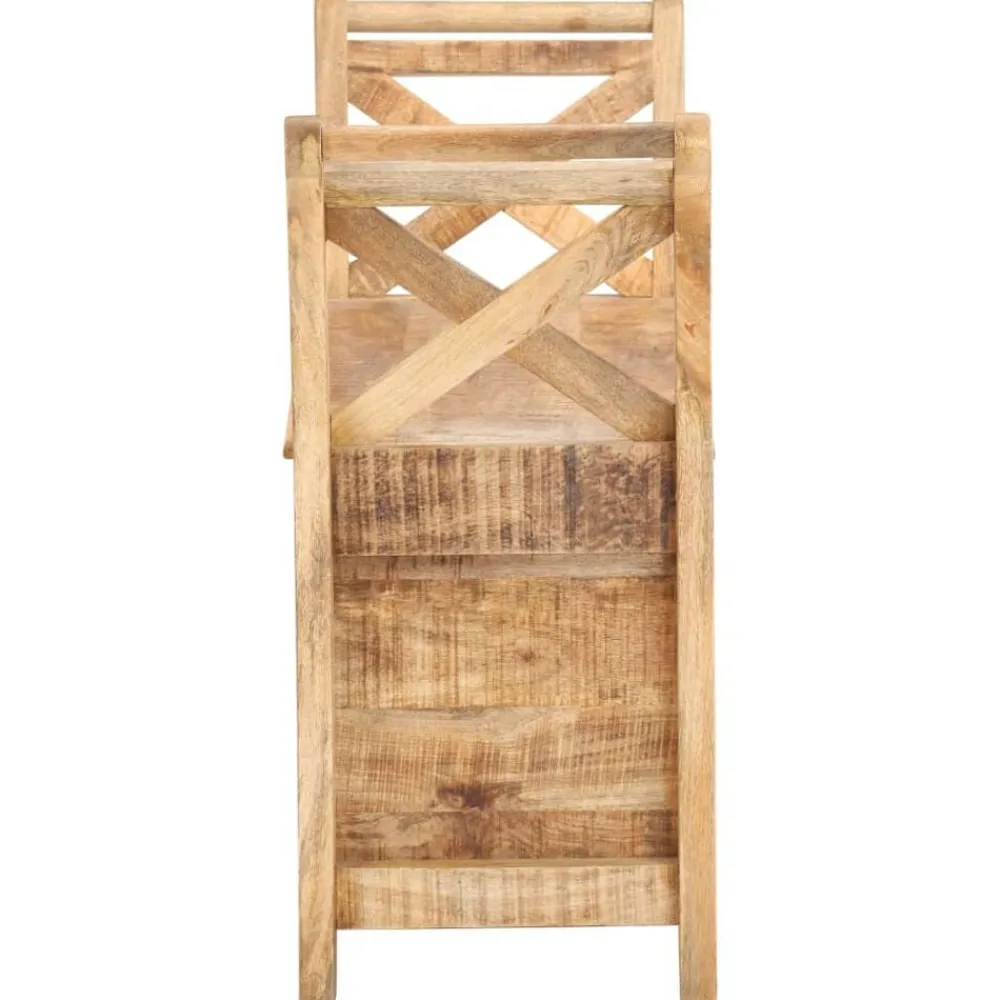 vidaXL Banco de recibidor madera maciza de mango 103x33x72 cm