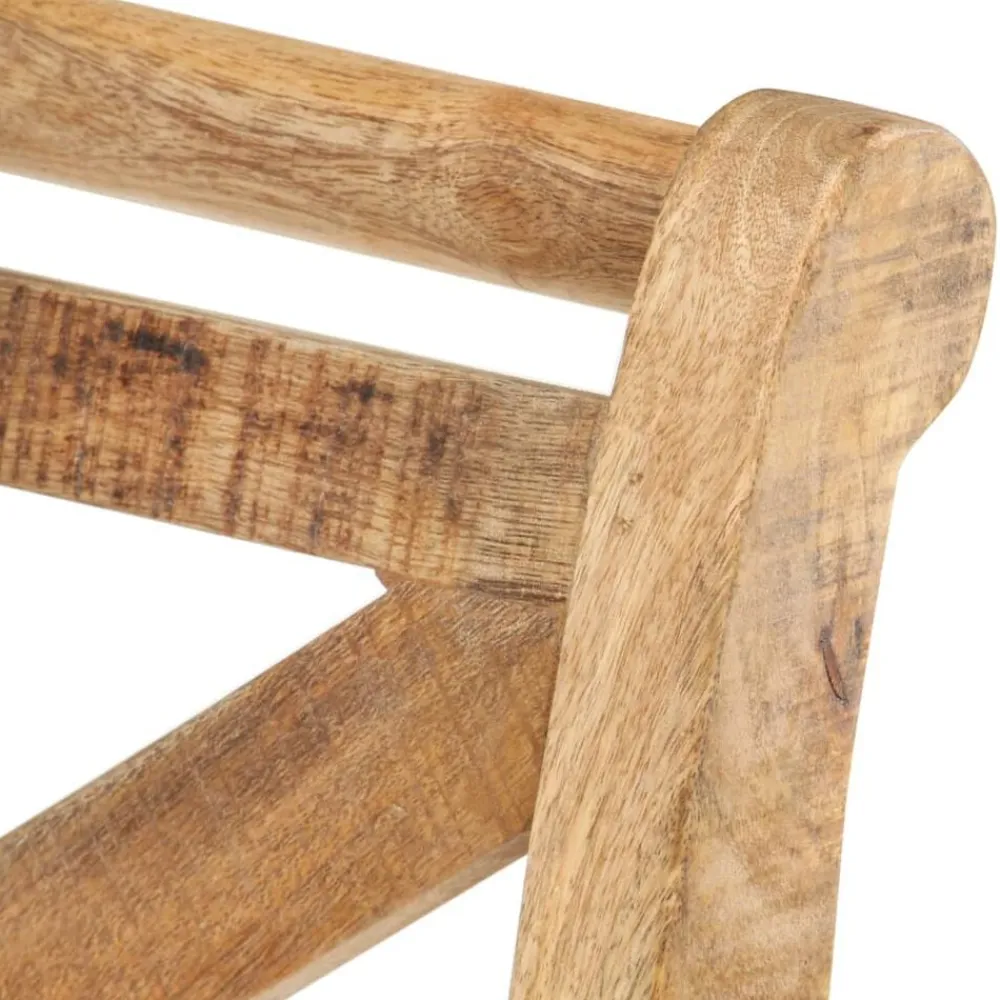 vidaXL Banco de recibidor madera maciza de mango 103x33x72 cm