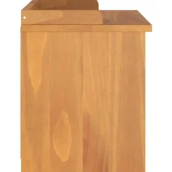 vidaXL Banco de recibidor SANDNES madera maciza de pino 87x40x50 cm Acabado de acacia Hot