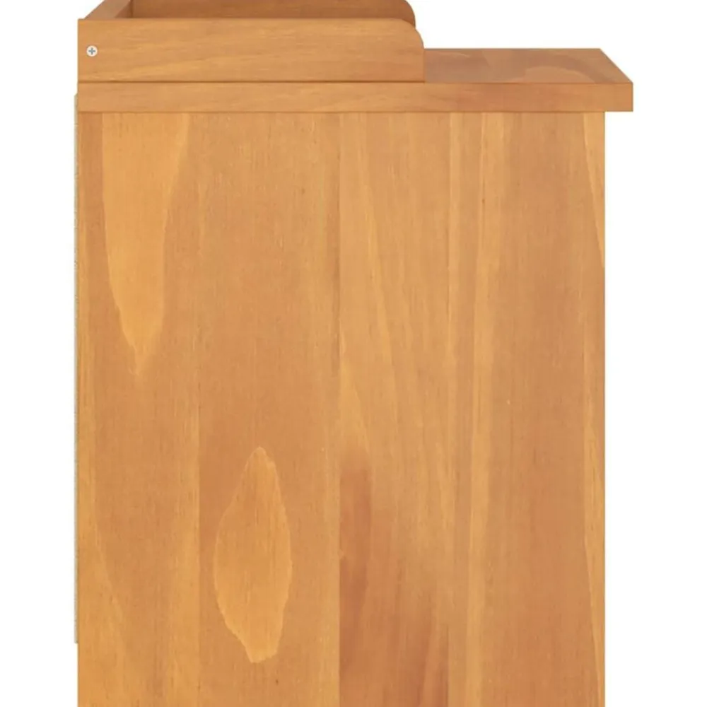 vidaXL Bancos-Banco de recibidor SANDNES madera maciza de pino 45x40x50 cm