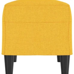 vidaXL Bancos-Banco de tela amarillo 70x35x41 cm