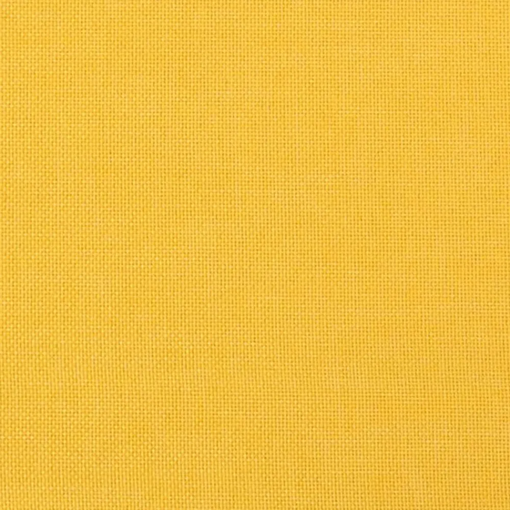 vidaXL Bancos-Banco de tela amarillo 70x35x41 cm