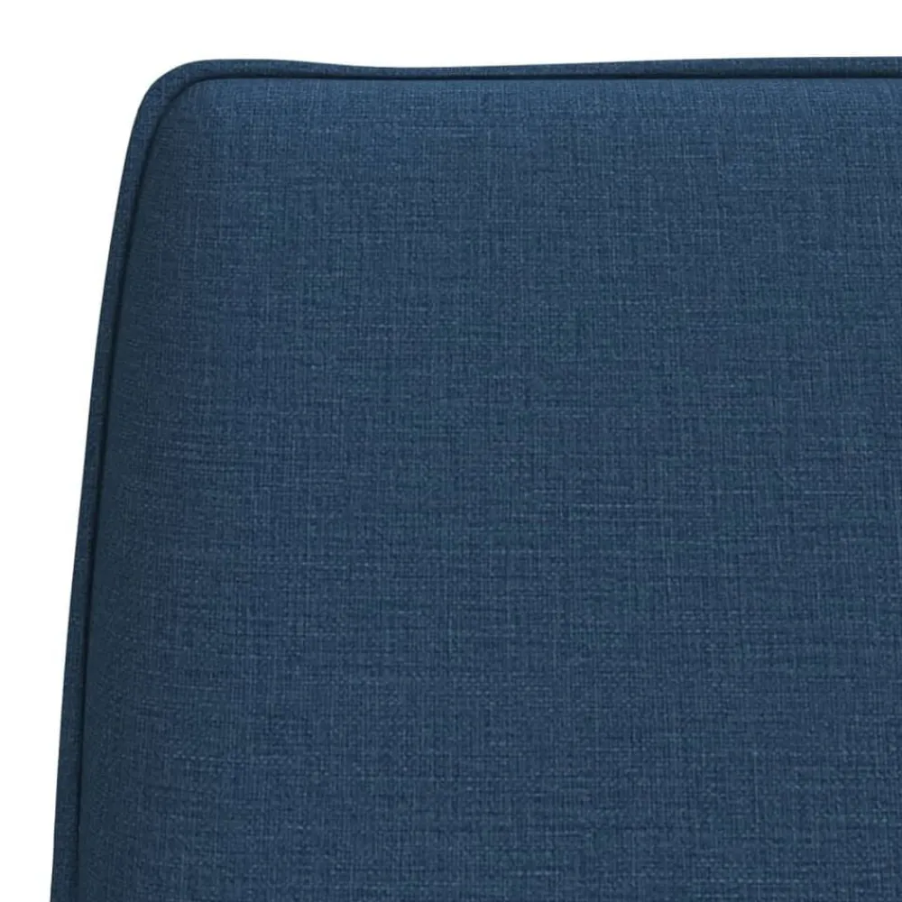 vidaXL Banco de tela 100x75x76 cm Azul