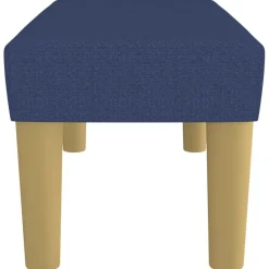 vidaXL Banco de tela 70x30x30 cm Azul New
