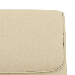 vidaXL Banco de tela color 100x64x80 cm Crema Online