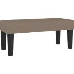 vidaXL Bancos-Banco de tela gris taupe 70x30x30 cm