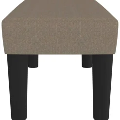vidaXL Bancos-Banco de tela gris taupe 70x30x30 cm