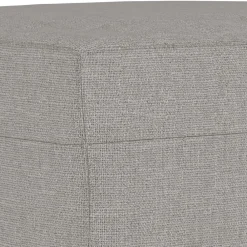 vidaXL Banco de tela 70x35x41 cm Gris claro New