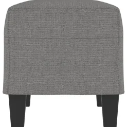 vidaXL Banco de tela 70x35x41 cm Gris oscuro Discount