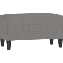 vidaXL Banco de tela 70x35x41 cm Gris oscuro Discount