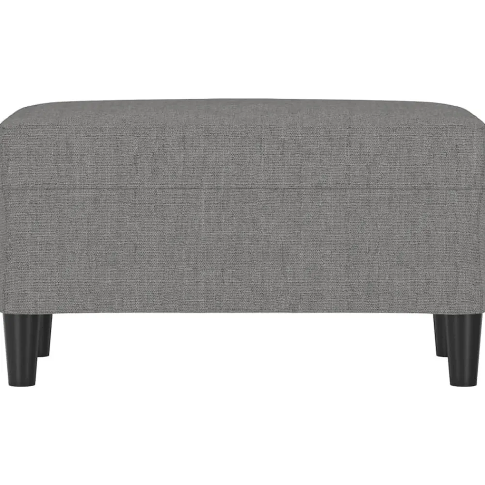 vidaXL Banco de tela 70x35x41 cm Gris oscuro Discount