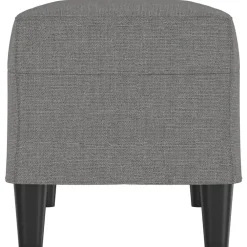 vidaXL Banco de tela 70x35x41 cm Gris oscuro Discount