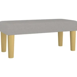 vidaXL Banco de tela 70x30x30 cm Gris claro Sale