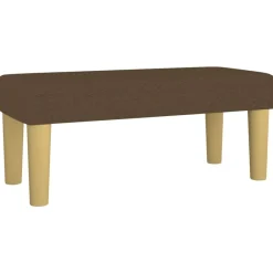 vidaXL Banco de tela marrón 70x30x30 cm Marr&oacute;n oscuro Clearance