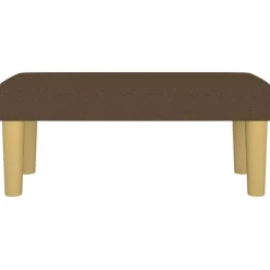 vidaXL Banco de tela marrón 70x30x30 cm Marrón oscuro Clearance