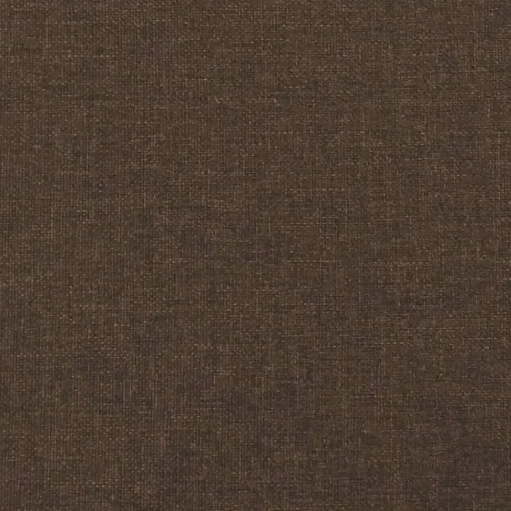 vidaXL Banco de tela marrón 70x30x30 cm Marrón oscuro Clearance