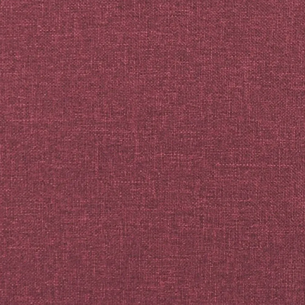 vidaXL Bancos-Banco de tela rojo tinto 110x76x80 cm