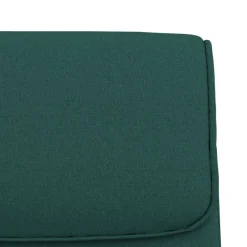 vidaXL Banco de tela 100x64x80 cm Verde oscuro Discount