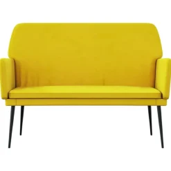 vidaXL Bancos-Banco de terciopelo 108x79x79 cm