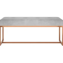 vidaXL Bancos-Banco de terciopelo 110x36x45 cm