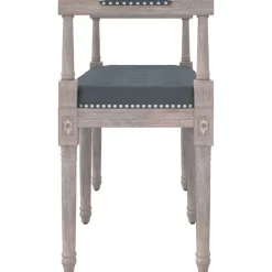 vidaXL Bancos-Banco de terciopelo 110x40x70 cm