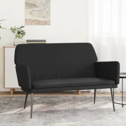 vidaXL Banco de terciopelo 108x79x79 cm Negro Online