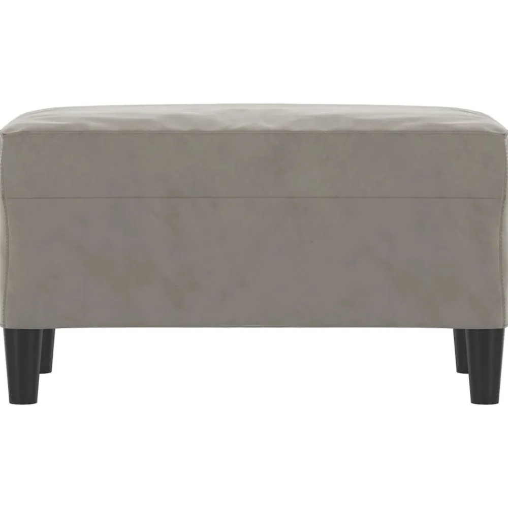 vidaXL Bancos-Banco de terciopelo 70x35x41 cm