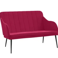 vidaXL Bancos-Banco de terciopelo 110x76x80 cm