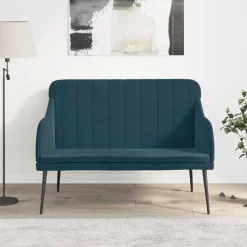 vidaXL Bancos-Banco de terciopelo 110x76x80 cm