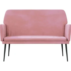 vidaXL Bancos-Banco de terciopelo 108x79x79 cm
