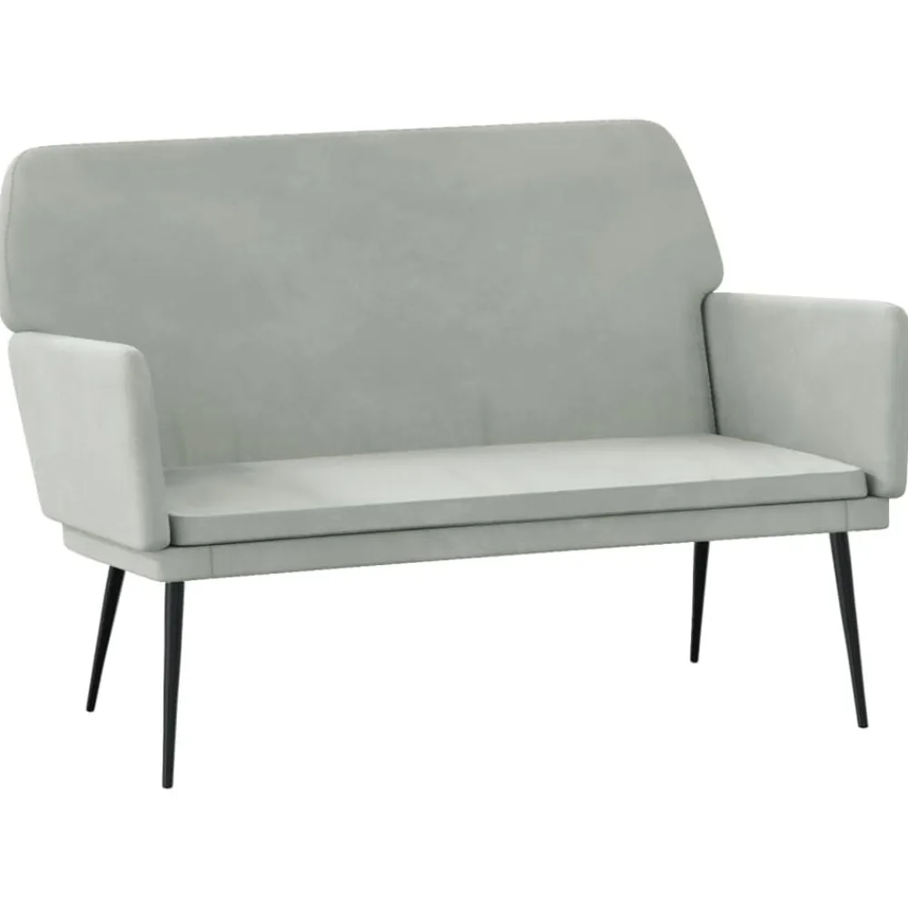 vidaXL Bancos-Banco de terciopelo 108x79x79 cm