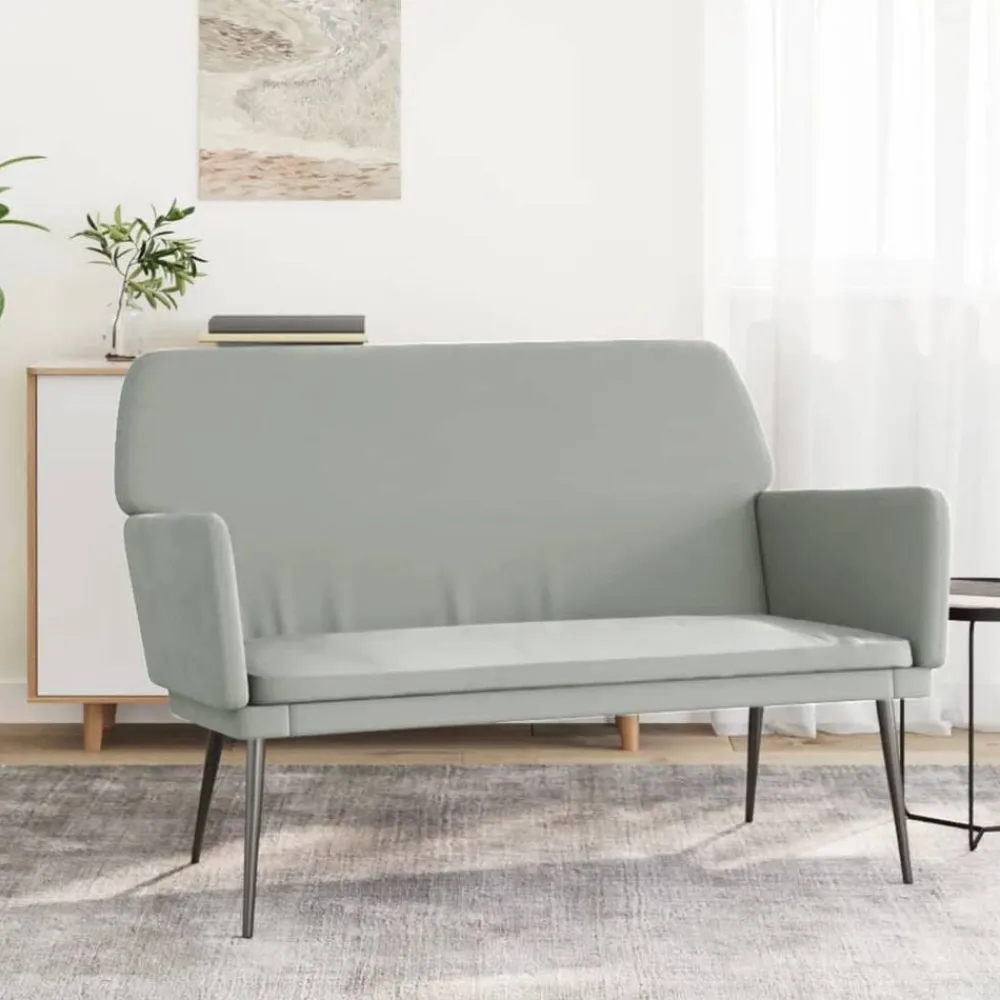 vidaXL Bancos-Banco de terciopelo 108x79x79 cm
