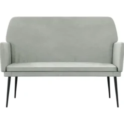vidaXL Bancos-Banco de terciopelo 108x79x79 cm