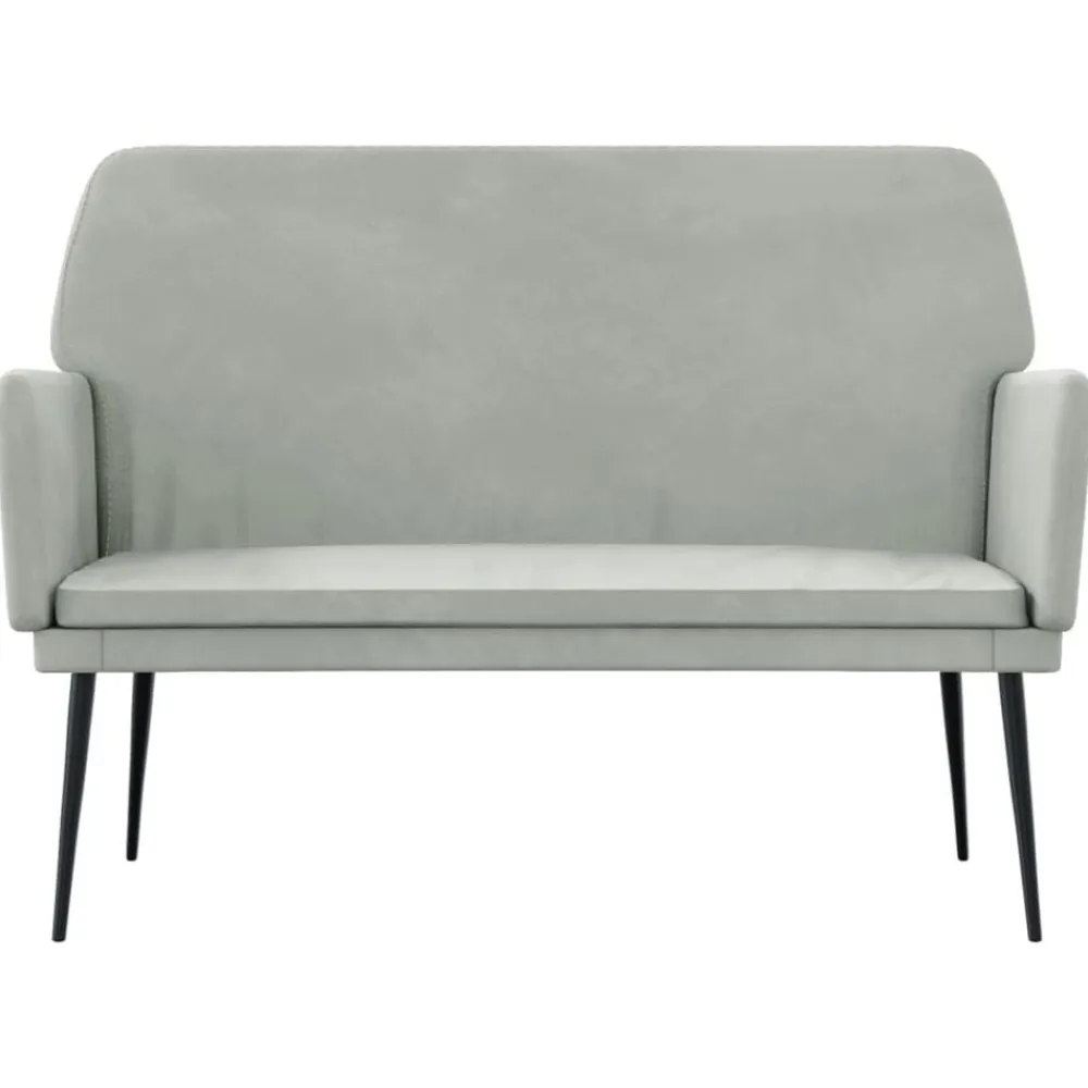vidaXL Bancos-Banco de terciopelo 108x79x79 cm