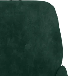 vidaXL Banco de terciopelo 108x79x79 cm Verde oscuro New