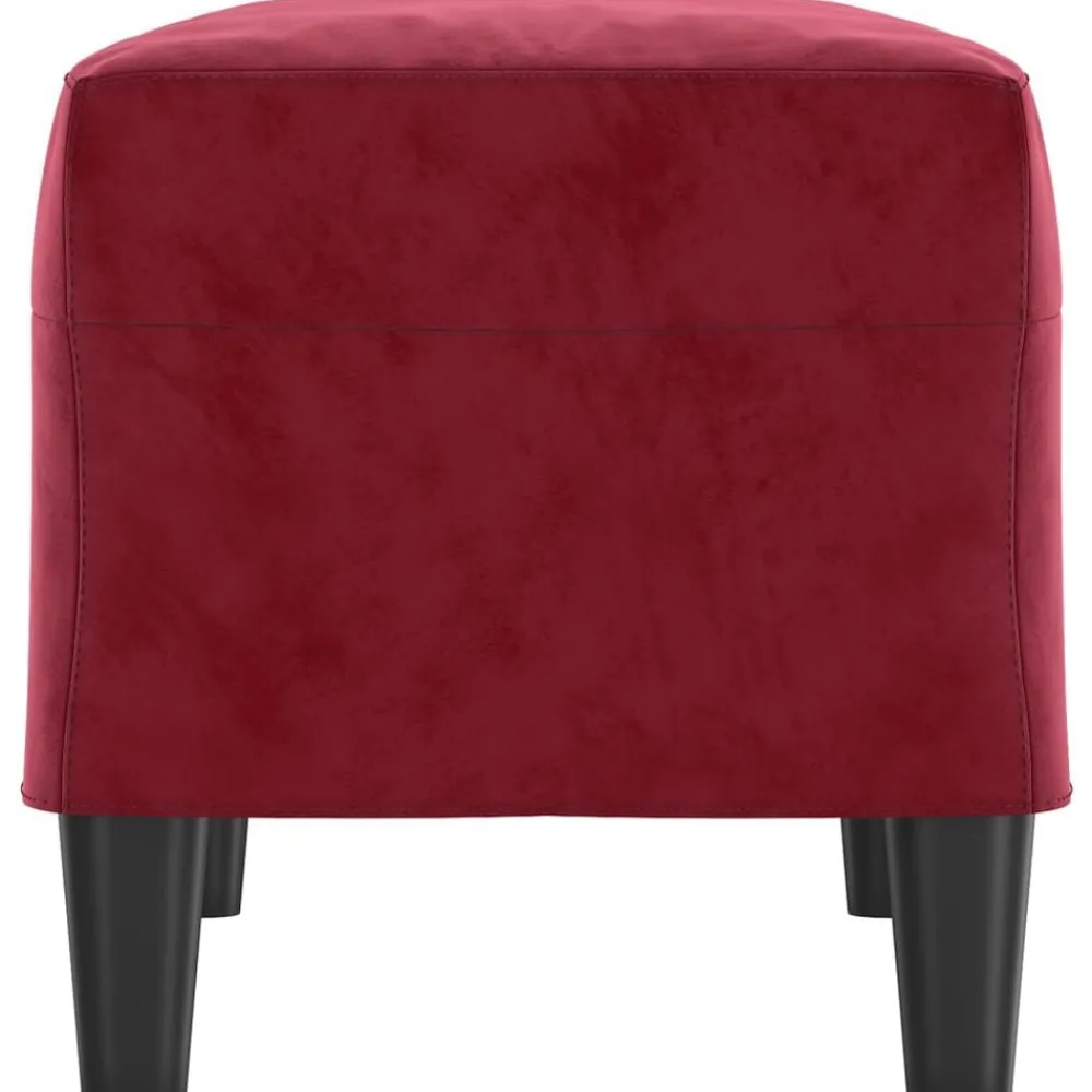 vidaXL Bancos-Banco de terciopelo 70x35x41 cm