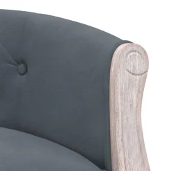 vidaXL Banco de terciopelo 98x56x69 cm Gris oscuro Online