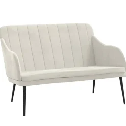 vidaXL Bancos-Banco de terciopelo color 110x76x80 cm