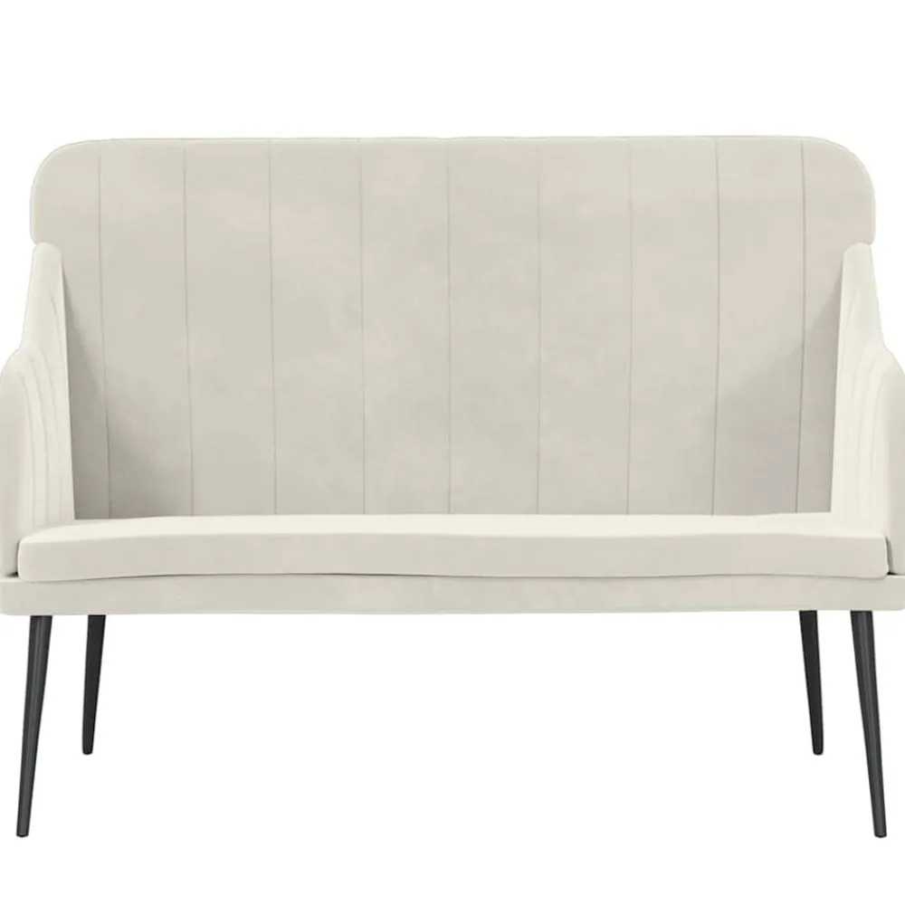 vidaXL Bancos-Banco de terciopelo color 110x76x80 cm
