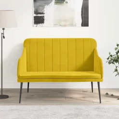 vidaXL Bancos-Banco de terciopelo 110x76x80 cm