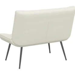 vidaXL Banco de terciopelo color 110x74x84 cm Crema Outlet