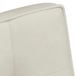 vidaXL Banco de terciopelo color 110x74x84 cm Crema Outlet