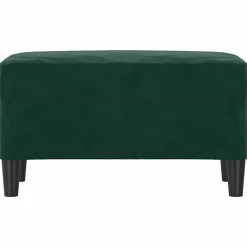 vidaXL Banco de terciopelo 70x35x41 cm Verde oscuro Sale